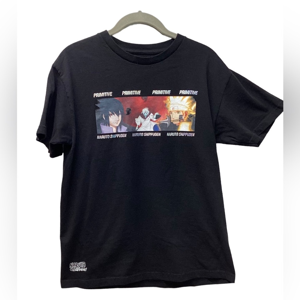 Primitive Naruto Shippuden short sleeve black crew neck tshirt Medium